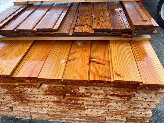Ca. 19x thermo vuren channelsiding, 20x140mm, lengte 450cm - afbeelding 3 van  3