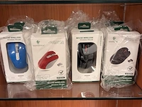 Ca. 19x wireless mouse, saatchitech, zwart, rood en blauw
