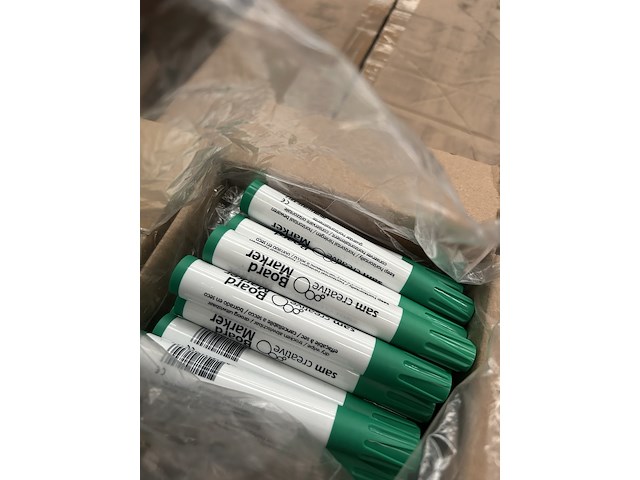 Ca. 2000x boardmarker regular round tip groen sam creative - afbeelding 3 van  3