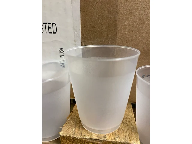 Ca. 2000x frost-flex bekers, transparant - afbeelding 3 van  5