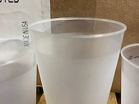 Ca. 2000x frost-flex bekers, transparant - afbeelding 3 van  5