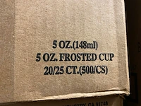 Ca. 2000x frost-flex bekers, transparant - afbeelding 4 van  5