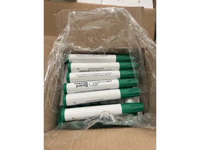 Ca. 200x boardmarker groen - afbeelding 1 van  3