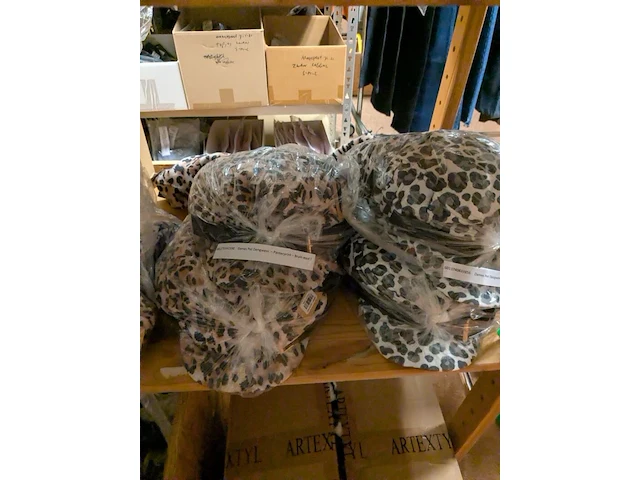 Ca. 200x dames winterpetten en hoeden, diverse kleuren - afbeelding 8 van  9