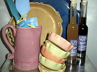 Ca. 200x frans aardewerk , terre de couleurs, o.a. schalen en kannen - afbeelding 3 van  10