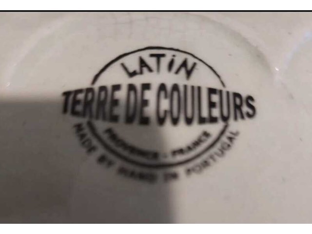 Ca. 200x frans aardewerk , terre de couleurs, o.a. schalen en kannen - afbeelding 5 van  10