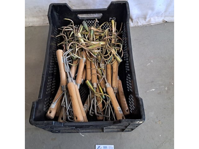 Ca. 200x hand tuin gereedschap & diversen - afbeelding 4 van  15