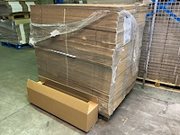 Ca. 200x lange verzenddozen 105x23x23cm dubbelgolf, bruin - afbeelding 1 van  3