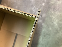 Ca. 200x lange verzenddozen 105x23x23cm dubbelgolf, bruin - afbeelding 3 van  3