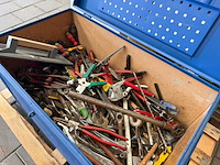 Ca. 200x metalen gereedschapskist met partij handgereedschap - afbeelding 3 van  10