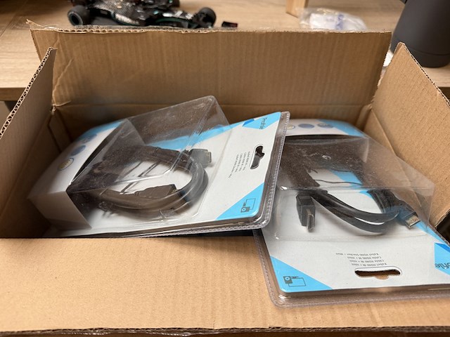 Ca. 200x partij audio-/video-/hdmi kabels w.o. profile, ixos - afbeelding 6 van  8