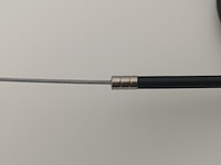 Ca. 200x remkabel set 100 cm, zwart + chroom - afbeelding 3 van  3