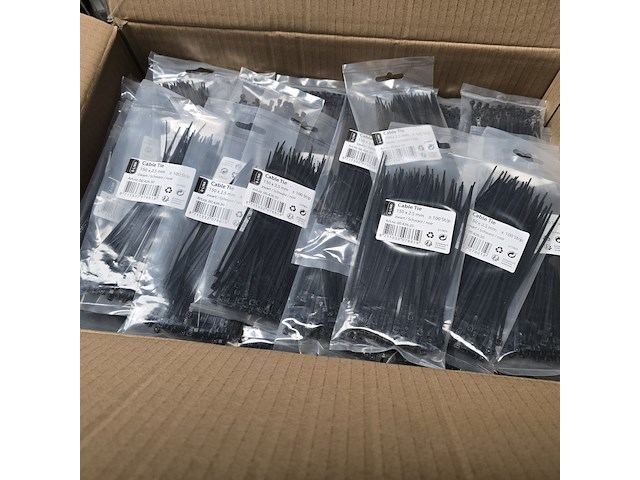 Ca. 200x tie wraps, q-link, 00.426.30 - afbeelding 1 van  5