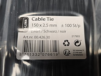 Ca. 200x tie wraps, q-link, 00.426.30 - afbeelding 5 van  5