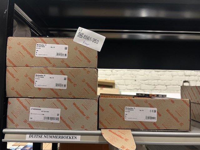 Ca. 200x verbindingsrijgklem weidmuller - afbeelding 1 van  4