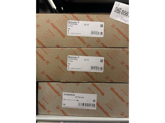 Ca. 200x verbindingsrijgklem weidmuller - afbeelding 2 van  4