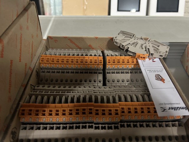 Ca. 200x verbindingsrijgklem weidmuller - afbeelding 4 van  4