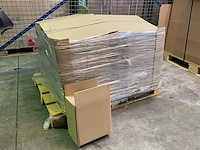 Ca. 200x verzenddozen 265x85x290mm dubbelgolf, bruin - afbeelding 1 van  3