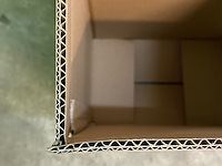 Ca. 200x verzenddozen 265x85x290mm dubbelgolf, bruin - afbeelding 3 van  3