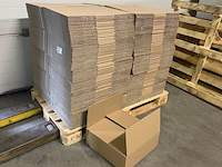 Ca. 200x verzenddozen 39x39x14cm dubbelgolf, bruin - afbeelding 1 van  4