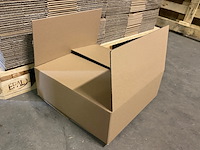 Ca. 200x verzenddozen 39x39x14cm dubbelgolf, bruin - afbeelding 2 van  4