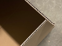 Ca. 200x verzenddozen 39x39x14cm dubbelgolf, bruin - afbeelding 3 van  4