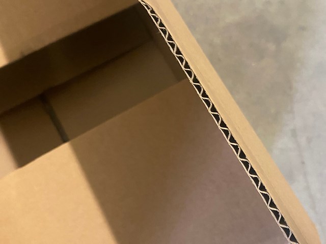 Ca. 200x verzenddozen 41x31x11cm, bruin - afbeelding 3 van  4