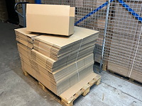 Ca. 200x verzenddozen 58x24x22cm, bruin - afbeelding 1 van  3