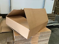 Ca. 200x verzenddozen, bruin, 49x39x10cm - afbeelding 2 van  3
