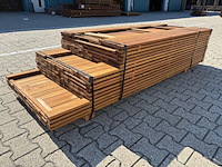 Ca. 202x guyana ipé planken geschaafd, 21x70mm, lengte 79/185cm, 82/215cm, 41/245cm - afbeelding 3 van  3