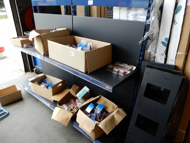 Ca. 2,03mtr winkelstelling, blauw/antraciet - afbeelding 1 van  5
