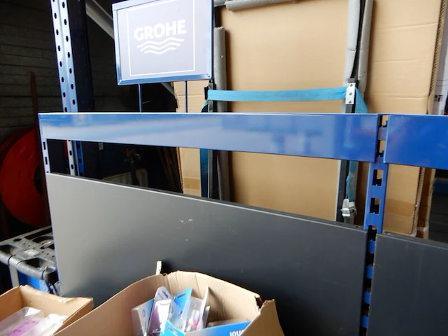 Ca. 2,03mtr winkelstelling, blauw/antraciet - afbeelding 4 van  5