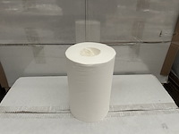 Ca. 204x handdoekrol mini coreless 100% cellulose 2 laags geperforeerd 20 cm 72 meter - afbeelding 2 van  4