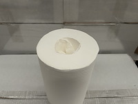 Ca. 204x handdoekrol mini coreless 100% cellulose 2 laags geperforeerd 20 cm 72 meter - afbeelding 3 van  4