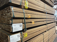 Ca. 207x guyana teak latten geschaafd, 21x40mm, lengte 335cm - afbeelding 4 van  4