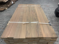 Ca. 207x ipé country grade planken geschaafd , 27x90mm, lengte 155cm - afbeelding 1 van  3