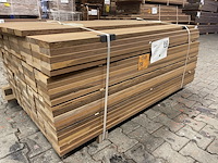 Ca. 207x ipé country grade planken geschaafd , 27x90mm, lengte 155cm - afbeelding 2 van  3
