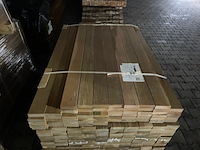 Ca. 207x ipé country grade planken geschaafd, 27x90mm, lengte 2/100cm, 82/125cm, 123/155cm