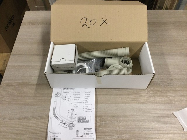 Ca. 20x badafvoerset, cromato - afbeelding 1 van  4