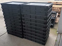 Ca. 20x bak met deksel, esd, engels, transporter, zwart