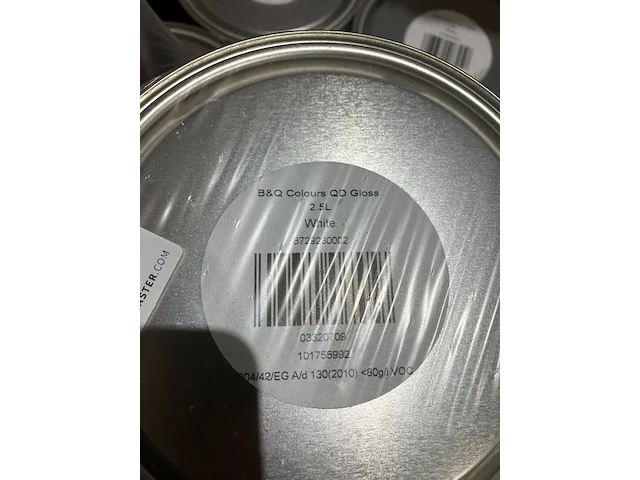 Ca. 20x blikken verf quick dry gloss, b&q, wit - afbeelding 3 van  4