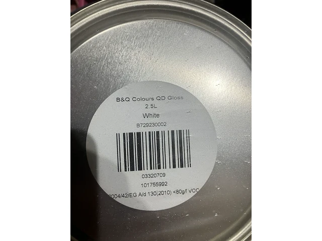 Ca. 20x blikken verf quick dry gloss, b&q, wit - afbeelding 2 van  4