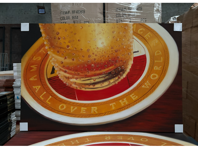 Ca. 20x canvas schilderij amstel 90x60 - afbeelding 1 van  5