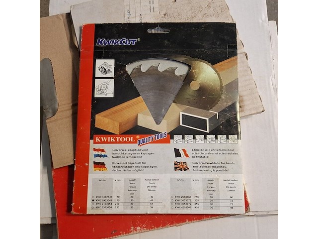 Ca. 20x diverse cirkelzaag bladen - afbeelding 7 van  13