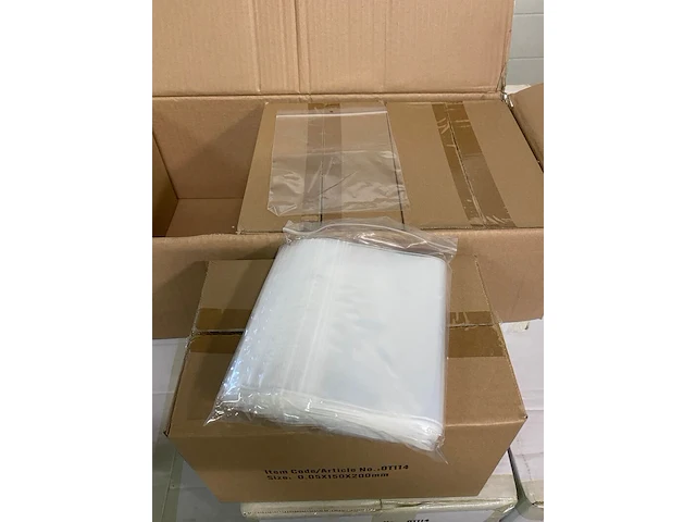 Ca. 20x doosje a 1000 stuks gripzakjes 150x200mm - afbeelding 3 van  5