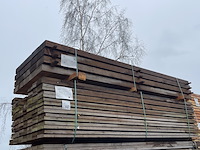 Ca. 20x douglas balken fijnbezaagd, 75x200mm, lengte 300cm - afbeelding 4 van  4