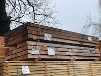 Ca. 20x douglas balken fijnbezaagd, 75x200mm, lengte 300cm - afbeelding 4 van  4