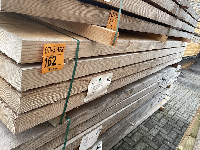 Ca. 20x douglas balken fijnbezaagd, 75x200mm, lengte 300cm - afbeelding 4 van  4