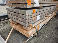 Ca. 20x douglas balken fijnbezaagd, 75x200mm, lengte 300cm - afbeelding 4 van  4