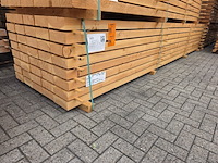Ca. 20x douglas balken fijnbezaagd, 75x200mm, lengte 500cm - afbeelding 4 van  4
